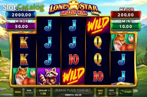Οθόνη2. Lone Star Link Grizzly Wins Κουλοχέρης 