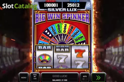 Οθόνη3. Silver Lux – Big Win Spinner Κουλοχέρης