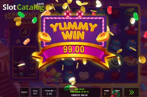 Οθόνη3. Candy Splasher Κουλοχέρης