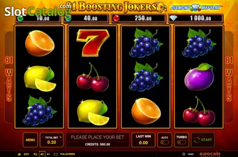 Οθόνη2. Diamond Mystery - 81 Boosting Jokers Κουλοχέρης