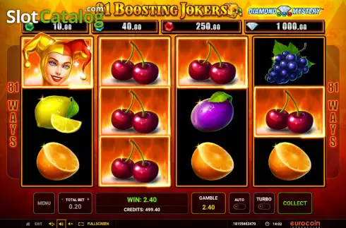 Οθόνη3. Diamond Mystery - 81 Boosting Jokers Κουλοχέρης
