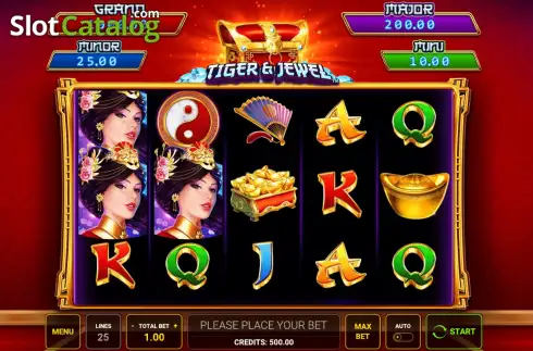 Οθόνη2. Tiger & Jewel Κουλοχέρης
