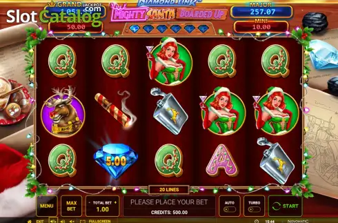 Οθόνη2. Diamond Link Mighty Santa: Boarded Up Κουλοχέρης