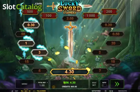 Οθόνη3. Lucky Sword Κουλοχέρης