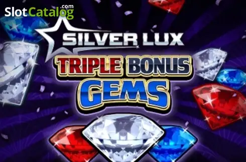 Silver Lux Triple Bonus Gems Λογότυπο Silver Lux Triple Bonus Gems Λογότυπο