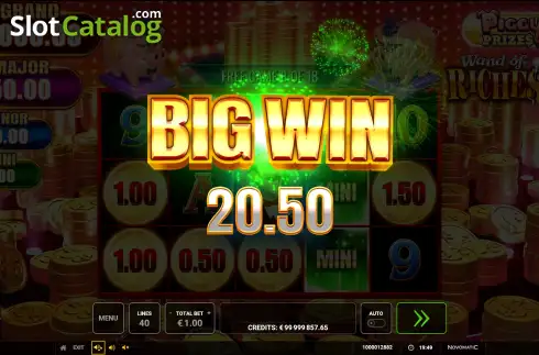 Οθόνη6. Piggy Prizes: Wand of Riches 2 Κουλοχέρης