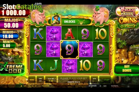 Οθόνη1. Piggy Prizes: Coins O' Plenty Κουλοχέρης 