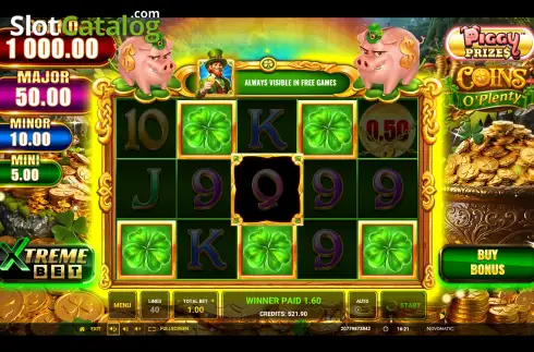 Οθόνη5. Piggy Prizes: Coins O' Plenty Κουλοχέρης 