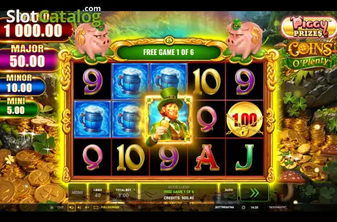 Οθόνη8. Piggy Prizes: Coins O' Plenty Κουλοχέρης 