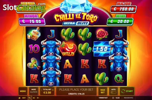 Οθόνη2. Ultra Blitz - Chilli El Toro Κουλοχέρης