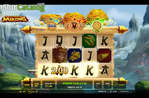 Οθόνη4. Trinity Treasures Wukong Κουλοχέρης