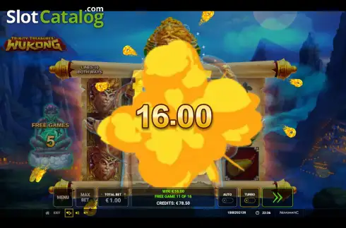 Οθόνη6. Trinity Treasures Wukong Κουλοχέρης