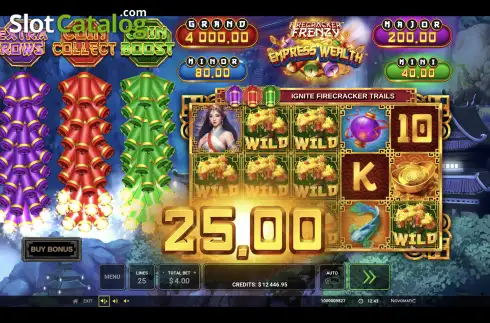 Οθόνη3. Firecracker Frenzy Empress Wealth Κουλοχέρης