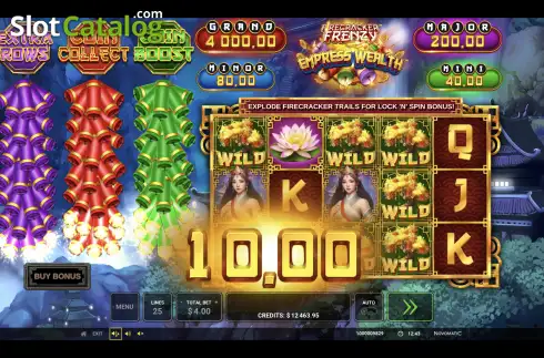 Οθόνη5. Firecracker Frenzy Empress Wealth Κουλοχέρης