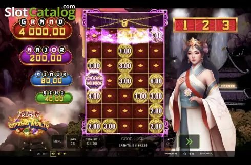 Οθόνη7. Firecracker Frenzy Empress Wealth Κουλοχέρης