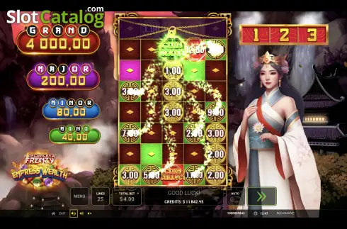 Οθόνη8. Firecracker Frenzy Empress Wealth Κουλοχέρης