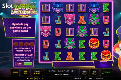 Οθόνη2. Lucky Luchadoras Κουλοχέρης 