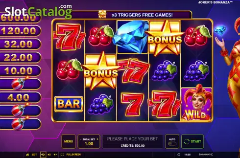 Οθόνη2. Joker’s Bonanza Κουλοχέρης