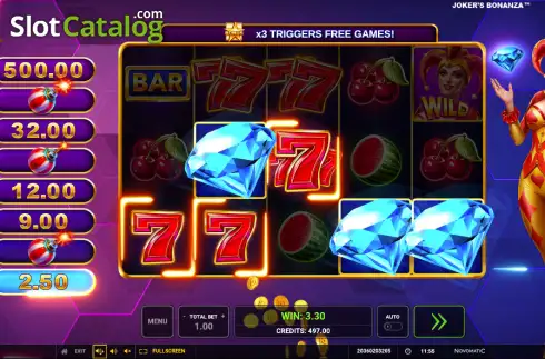 Οθόνη3. Joker’s Bonanza Κουλοχέρης