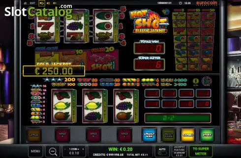 Οθόνη3. Classic Jackpot: Hot Shot Κουλοχέρης 