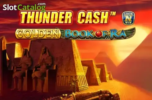Thunder Cash - Golden Book Of Ra Λογότυπο Thunder Cash - Golden Book Of Ra Λογότυπο