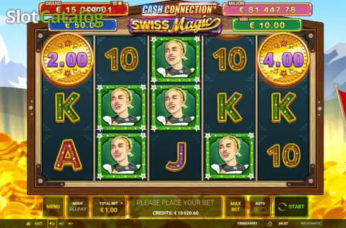 Οθόνη2. Cash Connection - Swiss Magic Κουλοχέρης