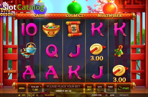 Οθόνη2. Caichen Triple Blossom Κουλοχέρης