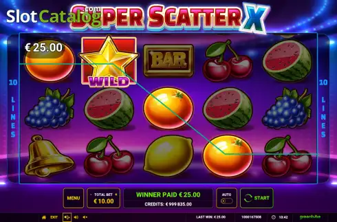 Οθόνη3. Super Scatter X Κουλοχέρης 