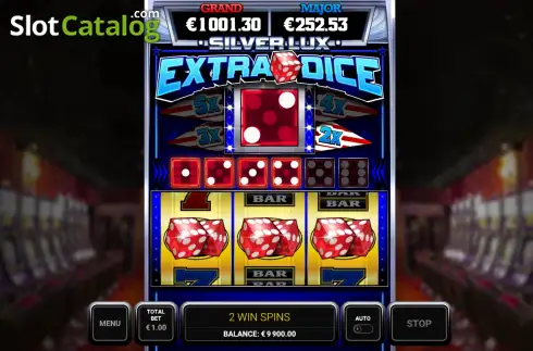 Οθόνη9. Silver Lux – Extra Dice Κουλοχέρης