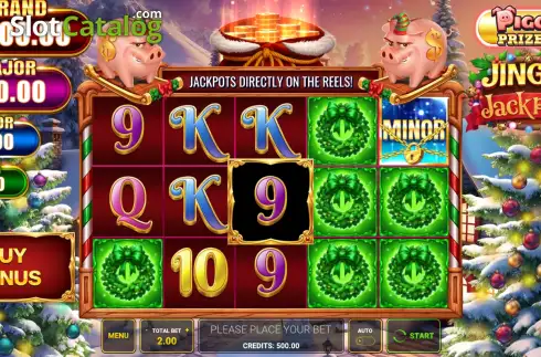 Οθόνη2. Piggy Prizes Jingle Jackpots Κουλοχέρης