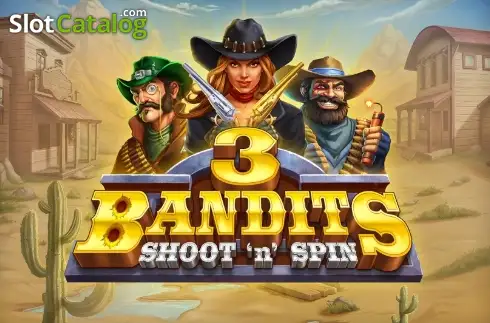3 Bandits: Shoot 'n' Spin Λογότυπο 3 Bandits: Shoot 'n' Spin Λογότυπο