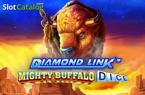 Diamond Link Mighty Buffalo Dice Λογότυπο Diamond Link Mighty Buffalo Dice Λογότυπο