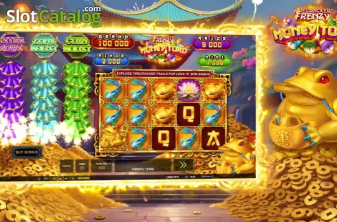 Οθόνη2. Firecracker Frenzy Money Toad Κουλοχέρης 