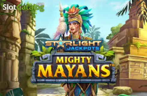 Starlight Jackpots Mighty Mayans Λογότυπο Starlight Jackpots Mighty Mayans Λογότυπο
