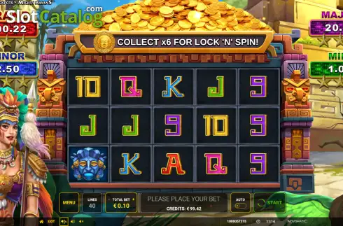 Οθόνη2. Starlight Jackpots Mighty Mayans Κουλοχέρης
