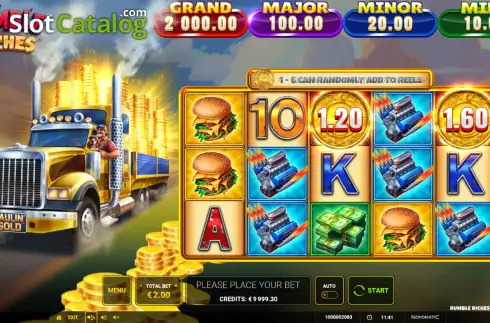Οθόνη2. Rumble Riches - Haulin' Gold Κουλοχέρης