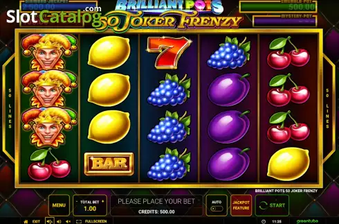 Οθόνη2. Brilliant Pots - 50 Joker Frenzy Κουλοχέρης