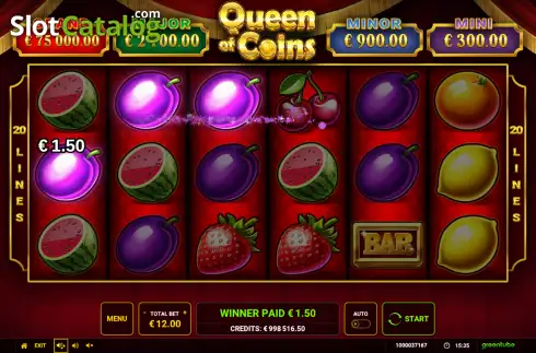 Οθόνη3. Queen of Coins Κουλοχέρης