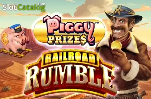 Piggy Prizes Railroad Rumble Λογότυπο Piggy Prizes Railroad Rumble Λογότυπο