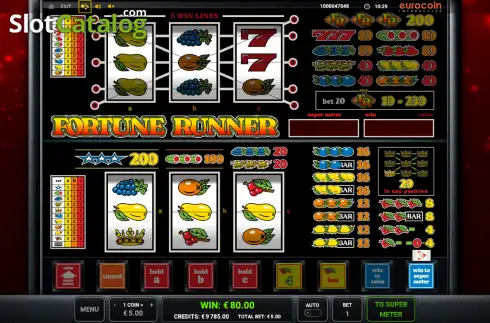 Οθόνη3. Fortune Runner Κουλοχέρης
