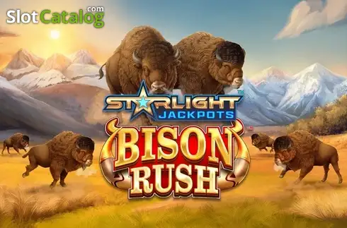 Starlight Jackpots Bison Rush Λογότυπο Starlight Jackpots Bison Rush Λογότυπο