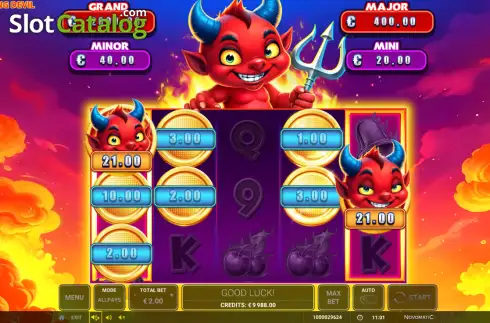 Οθόνη3. Flaming Devil Κουλοχέρης 