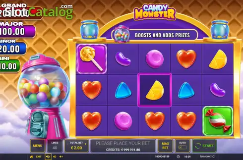 Οθόνη2. Candy Monster Κουλοχέρης