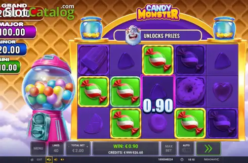 Οθόνη3. Candy Monster Κουλοχέρης