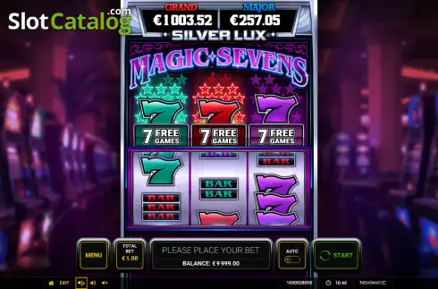 Οθόνη2. Silver Lux - Magic Sevens Κουλοχέρης