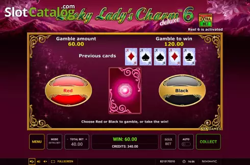 Οθόνη5. Lucky Lady's Charm deluxe 6 Κουλοχέρης 