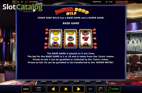 Οθόνη8. Joker 5000 Wild Κουλοχέρης 