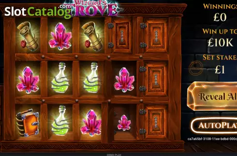 Οθόνη3. Wizard's Trove Κουλοχέρης