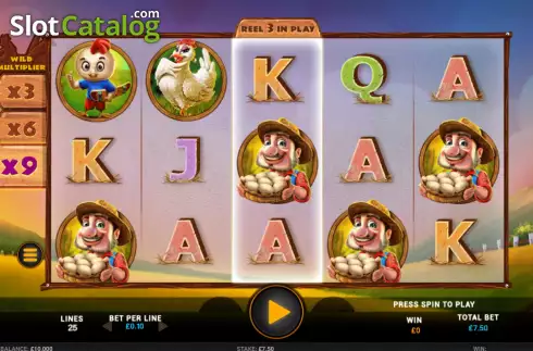 Οθόνη2. Golden Rooster (Gromada Games) Κουλοχέρης