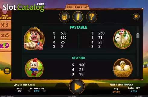 Οθόνη6. Golden Rooster (Gromada Games) Κουλοχέρης